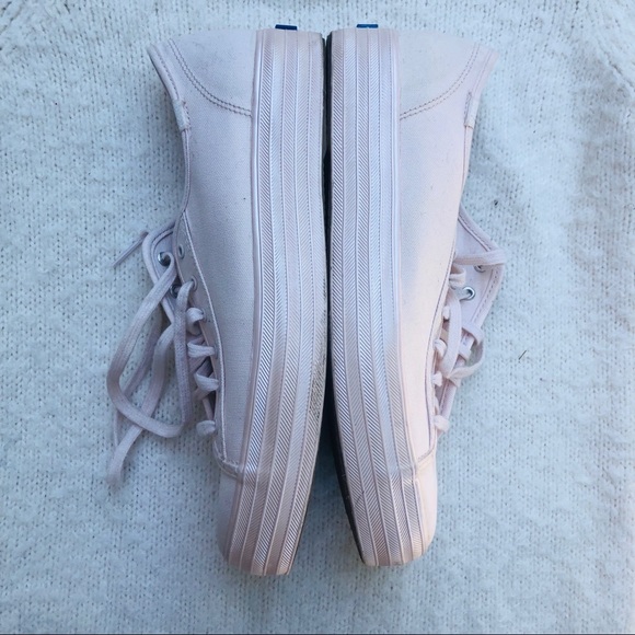 Keds Triple Kick Light Pink Canvas by Anthropology - Picture 6 of 8